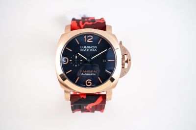 Panerai 316L Steel 45*13MM Automatic Movement Black Dial Men Watch